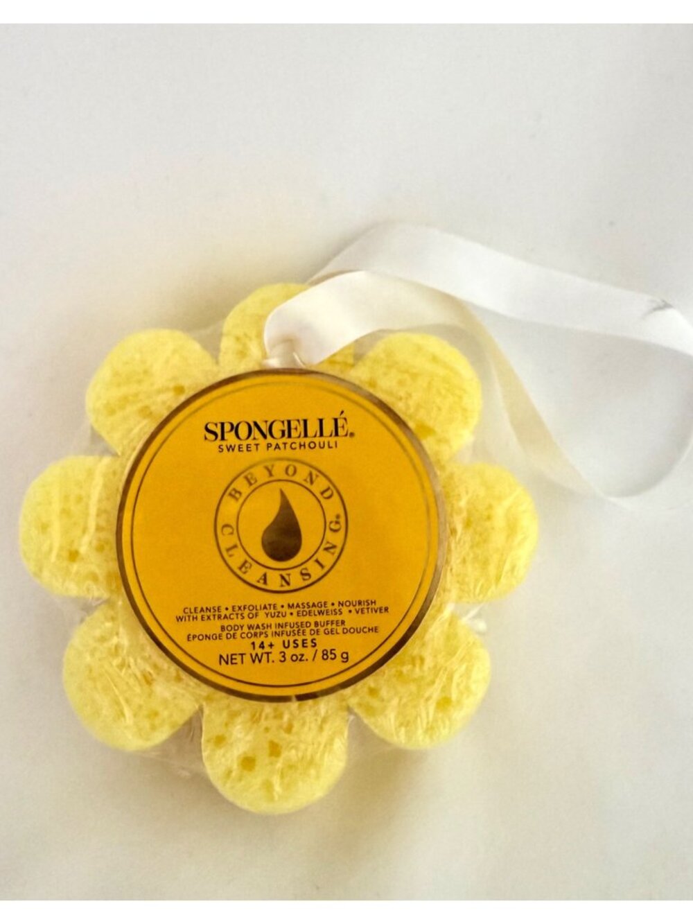 Spongelle Sweet Patchouli Body Wash Infused Buffer Flower 14 Uses 3 oz